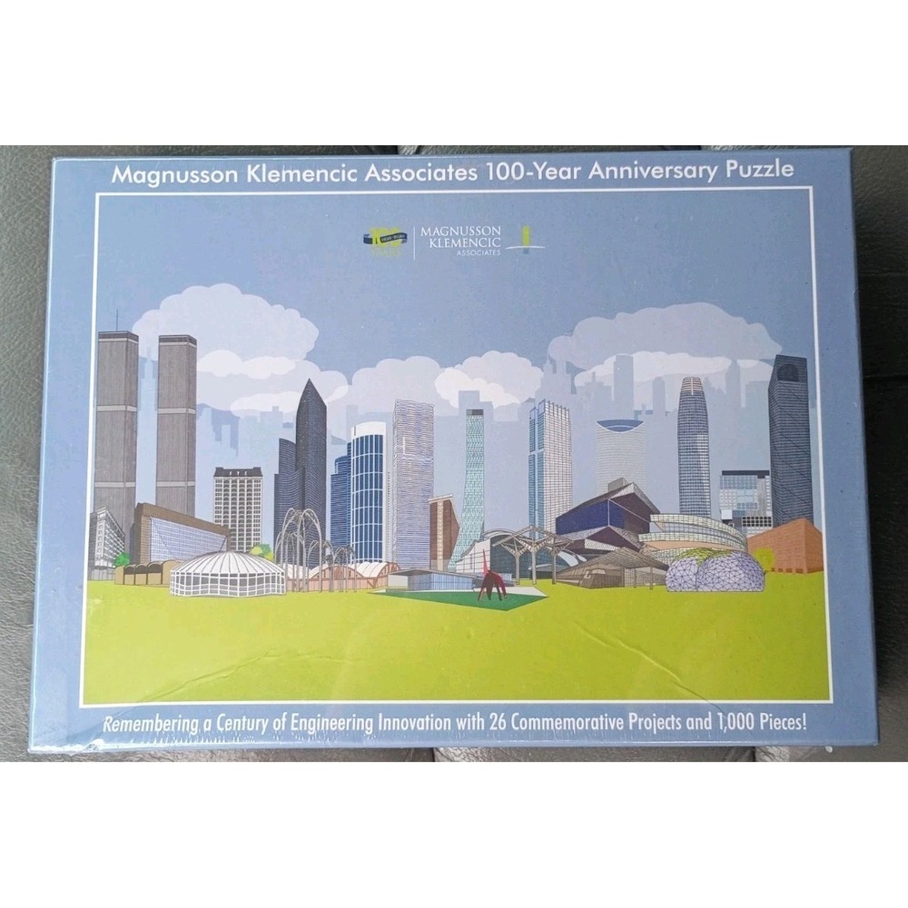 Magnusson Klemencic Puzzle 100 Year Anniversary 1000 Pieces - Brand New Sealed